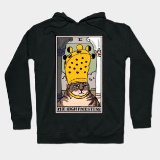 High Priestess Crocs Cat Meme Tarot Hoodie